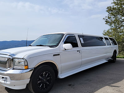 Ford Excursion SUV available from Okanagan Limousine.